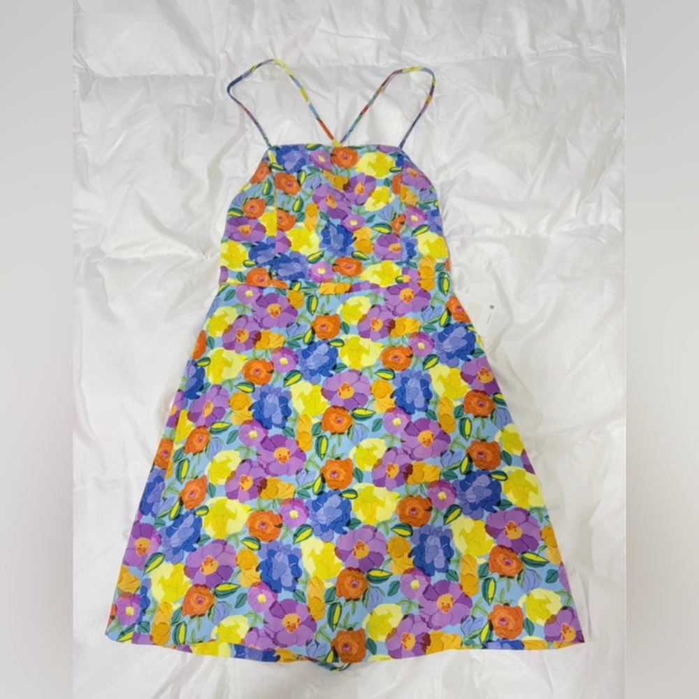Zara floral roper NWT small
